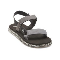 Sandały sportowe dla Mężczyzn MONKEY CAGED. Szare klapki męskie Quiksilver, z gumy, sportowe. Za 199.00 zł.