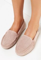 Różowe Mokasyny Thalothee. Czerwone mokasyny damskie Born2be, ze skóry, boho. Za 89.99 zł.