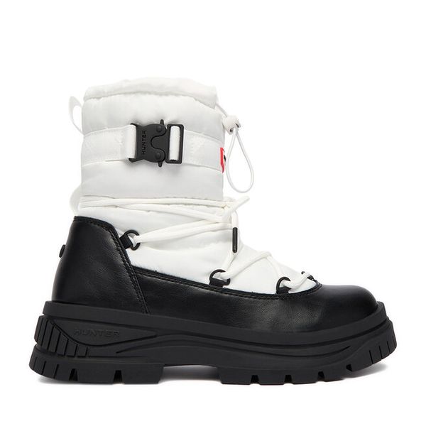 Śniegowce Hunter. Białe śniegowce i trapery damskie Hunter. Za 359.99 zł.