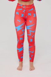 Damskie legginsy termiczne Starman. Czerwone bielizna termoaktywna damska OOSC, l, bez wzorów, z materiału, długie, na fitness i siłownię. Za 269.99 zł.