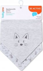 BabyOno 879/11 ŚLINIAK APASZKA KITTY. Śliniaki dla dzieci Babyono, bez wzorów. Za 24.29 zł.