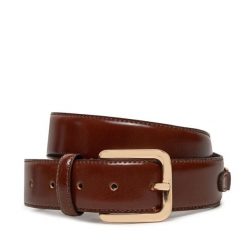 Pasek Damski Guess. Brązowe paski damskie Guess, z aplikacjami. Za 159.99 zł.