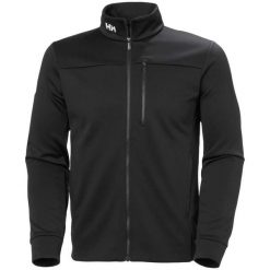 Kurtka polarowa męska Helly Hansen Crew Fleece Jacket. Czarne kurtki sportowe męskie Helly Hansen, m, bez wzorów, z polaru, żeglarskie. W wyprzedaży za 408.20 zł.