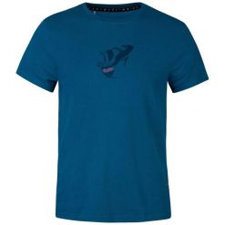 Koszulka Rafiki Arcos. Niebieskie koszulki sportowe męskie Rafiki, bez wzorów, bez kołnierzyka, bez ramiączek, wspinaczkowe. Za 170.80 zł.