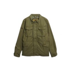 Kurtka puchowa Superdry Collared M65. Zielone kurtki męskie Superdry., l, bez wzorów, z materiału, biznesowe, bez kaptura. Za 494.80 zł.