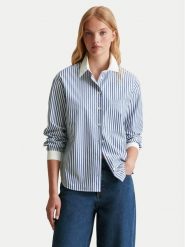 Marc O'Polo Denim Koszula 500 0006 774 Niebieski Regular Fit. Niebieskie bluzki damskie Marc O'Polo DENIM, l, bez wzorów, z bawełny, bez kołnierzyka, bez ramiączek. Za 309.99 zł.