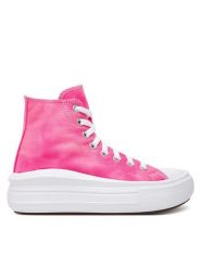 Converse Trampki Chuck Taylor All Star Move Platform A11817C Różowy. Czerwone trampki i tenisówki dziewczęce Converse, bez wzorów, z materiału, bez zapięcia. Za 249.99 zł.