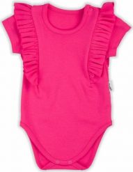 NICOL Body różowe niemowlęce krótki rękaw Mix dla dziewczynki Nicol 80. Czerwone body niemowlęce NICOL, bez wzorów, bez ramiączek. Za 35.00 zł.