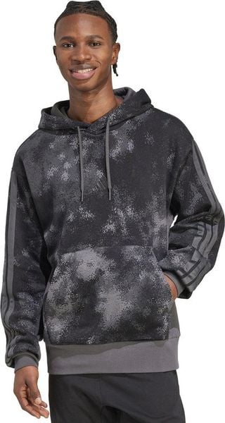 Bluza męska adidas Sea AOP Hoodie grafitowa JW3709 S. Niebieskie bluzy męskie Adidas, m, bez wzorów, bez kaptura. Za 346.44 zł.
