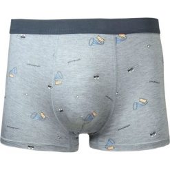 Bokserki Obcisłe, Szare w Aparaty, Gramofony, Bawełniane, Majtki z Elastanem -ALTIES. Szare bokserki męskie Alties, l, bez wzorów, z bawełny. Za 35.00 zł.