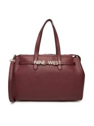 Nine West Torebka EO-Manhattan-Muse-I-LX10192 Bordowy. Czerwone torebki do ręki damskie Nine West, bez wzorów, z materiału, bez dodatków. Za 239.99 zł.