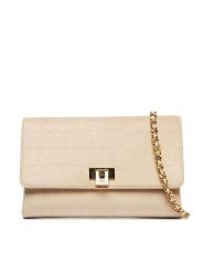 Elisabetta Franchi Torebka BS-64A-61E2-V290 Beżowy. Brązowe torebki do ręki damskie Elisabetta Franchi, bez wzorów, z materiału, wizytowe, bez dodatków. Za 1,239.00 zł.