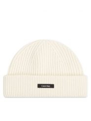 Calvin Klein Czapka Docker K50K512360 Écru. Rękawiczki męskie Calvin Klein, na zimę, bez wzorów, z materiału. Za 209.99 zł.
