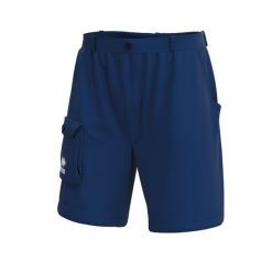 Spodenki bermudy Errea Luca. Niebieskie szorty dla chłopców ERREA, bez wzorów, z bawełny. Za 113.50 zł.