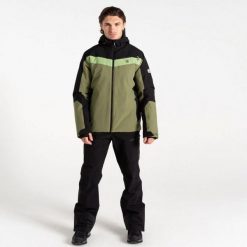 Męska kurtka narciarska Eagle II. Zielone kurtki snowboardowe męskie Dare 2b, m, bez wzorów, bez kaptura, narciarskie. Za 479.99 zł.