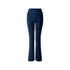 Spodnie damskie Dare 2B Refresh Flared. Niebieskie spodnie sportowe damskie Dare 2b, bez wzorów, z elastanu, na fitness i siłownię. Za 99.99 zł.