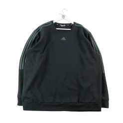 Second life - Adidas męska bluza 3-Stripes czarna - Jak nowy. Czarne bluzy męskie Adidas, m, bez wzorów, bez kaptura. Za 85.16 zł.
