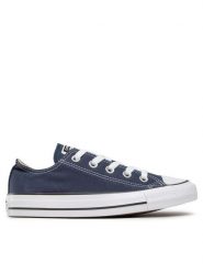 Converse Trampki Chuck Taylor All Star Ox M9697C Granatowy. Niebieskie trampki i tenisówki damskie Converse, bez wzorów, z materiału, retro, bez zapięcia. Za 173.39 zł.