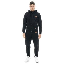 Leone 1947 Tech Herren-Trainingsanzug aus technischem Gewebe. Czarne buty sportowe męskie LEONE 1947 APPAREL, z dresówki, bez zapięcia, na fitness i siłownię. W wyprzedaży za 235.76 zł.