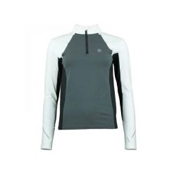 Damska koszulka 1st Skin z zamkiem błyskawicznym Peak Mountain. Szare t-shirty damskie Peak Mountain, xl, bez wzorów, z dzianiny, eleganckie, bez kołnierzyka. Za 138.00 zł.