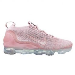 Buty do chodzenia damskie Nike Air Vapormax 2021 FK. Czerwone obuwie sportowe damskie Nike, bez wzorów, z materiału, do biegania. Za 932.00 zł.
