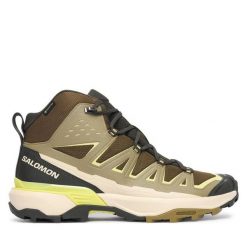 Trekkingi Salomon. Zielone trekkingi męskie Salomon, trekkingowe. Za 729.99 zł.