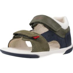 Sandały GEOX B SANDAL ZAPITO BOY Zielony. Zielone sandały męskie Geox, ze skóry, bez zapięcia. Za 196.99 zł.