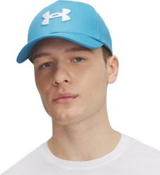 Czapka z daszkiem męska Under Armour Blitzing błękitna 1376700 452 M/L. Niebieskie czapki i kapelusze męskie Under Armour, bez wzorów. Za 78.99 zł.