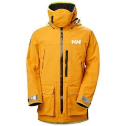 Kurtka wodoodporna Helly Hansen Aegir Ocean. Żółte kurtki męskie Helly Hansen, bez wzorów, żeglarskie. W wyprzedaży za 4,767.00 zł.