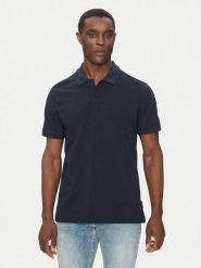 Scotch & Soda Polo 179201 Granatowy Regular Fit. Niebieskie koszulki polo męskie Scotch & Soda, m, bez wzorów, z bawełny, bez ramiączek. Za 159.99 zł.
