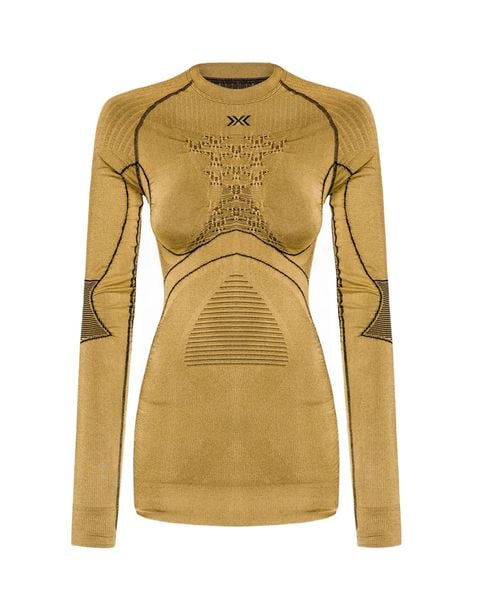 Koszulka damska X-Bionic RADIACTOR 4.0. Czarne koszulki sportowe damskie X Bionic, l, bez wzorów, z materiału, bez kołnierzyka, bez ramiączek, na fitness i siłownię. Za 656.50 zł.