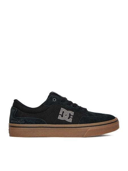DC Shoes Tenisówki EO-MC-250623YX Czarny. Czarne trampki męskie DC Shoes, bez wzorów, ze skóry, bez zapięcia. Za 179.99 zł.