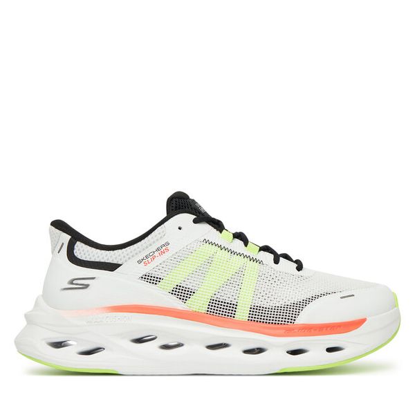 Buty do biegania Skechers. Białe buty sportowe męskie Skechers, bez zapięcia, do biegania. Za 359.99 zł.
