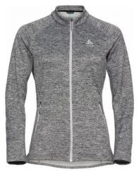 Bluza rozpinana bez kaptura damska ODLO Tencia Mid Layer Full Zip. Szare bluzy damskie Odlo, s, bez wzorów, z materiału, bez kaptura, trekkingowe. Za 300.50 zł.