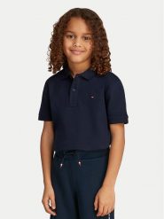 Tommy Hilfiger Szorty sportowe Essential KB0KB09667 Granatowy Regular Fit. Niebieskie szorty dla chłopców Tommy Hilfiger, bez wzorów, z bawełny, sportowe. Za 129.99 zł.
