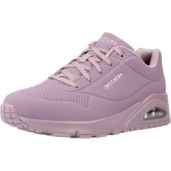 Buty SKECHERS UNO STAND ON AIR Fioletowy. Czerwone obuwie sportowe damskie Skechers, bez wzorów, z materiału, trekkingowe, Skechers Sport. Za 403.11 zł.