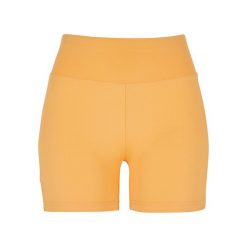 Damskie szorty z wysoką talią Urban Classics. Brązowe szorty sportowe damskie Urban Classics, bez wzorów, sportowe, rowerowe. Za 142.00 zł.