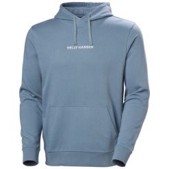 Bluza z kapturem Helly Hansen Core. Niebieskie bluzy męskie Helly Hansen, na lato, m, bez wzorów, z bawełny, z kapturem. Za 281.40 zł.