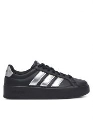 Adidas Sneakersy Streettalk Bold Shoes Junior KI1795 Czarny. Czarne buty sportowe dziewczęce Adidas, bez wzorów, ze skóry, bez zapięcia. Za 239.99 zł.