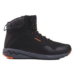 Ciepłe wysokie buty trekkingowe męskie Dk czarne. Czarne trekkingi męskie . Za 227.37 zł.
