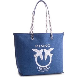 Torebka PINKO - Belato Shopping Canvas PE 18 PLTT 1P214Z Y4KR Light Blue G65. Torebki do ręki damskie Pinko. W wyprzedaży za 539.00 zł.