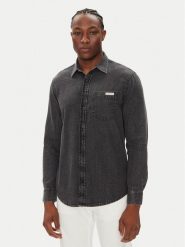 Calvin Klein Jeans Koszula jeansowa Classic LV040BM733 Szary Regular Fit. Szare koszule męskie Calvin Klein Jeans, l, bez wzorów, z bawełny, bez kołnierzyka, bez ramiączek. Za 369.99 zł.