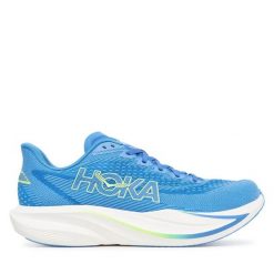 Buty do biegania Hoka. Niebieskie buty sportowe męskie HOKA, bez zapięcia, do biegania. Za 729.99 zł.