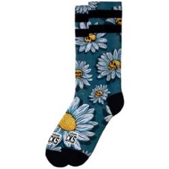 Skarpetki American Socks Daisies. Niebieskie skarpety męskie AMERICAN SOCKS, bez wzorów. Za 114.17 zł.