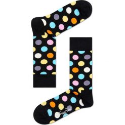 Happy Socks - Skarpetki Big Dots. Czarne skarpety damskie Happy Socks, z bawełny. W wyprzedaży za 29.90 zł.