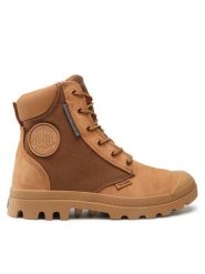 Palladium Trapery Pampa Sc Wpn U-S 77235-252-M Brązowy. Brązowe śniegowce i trapery męskie Palladium, z nubiku, bez zapięcia. Za 389.99 zł.