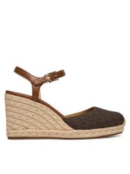 MICHAEL Michael Kors Espadryle Kenzie 40R6KZMS2B Brązowy. Brązowe espadryle damskie MICHAEL Michael Kors, bez wzorów, ze skóry, bez obcasa, bez zapięcia. Za 619.99 zł.