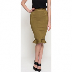Missguided - Spódnica. Szare spódnice damskie Missguided, z elastanu. W wyprzedaży za 79.90 zł.