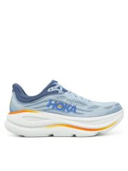 Hoka Buty do biegania Bondi 9 1162011 Niebieski. Niebieskie buty sportowe męskie HOKA, z materiału, bez zapięcia, do biegania. Za 649.99 zł.