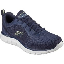 Buty sportowe męskie Skechers Track Glendor. Niebieskie buty sportowe męskie Skechers, bez zapięcia. Za 249.99 zł.